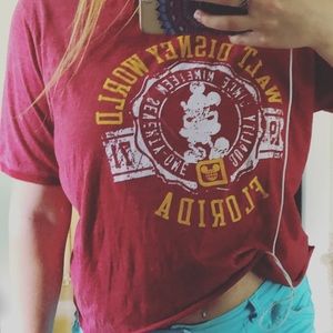 Disney crop tee